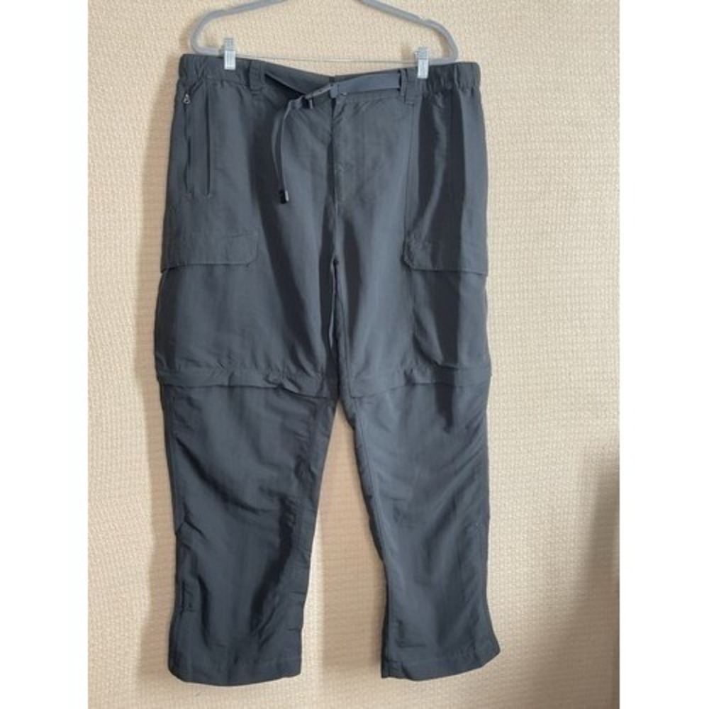 The North Face Gray Hiking Convertible Cargo Pants/Shorts Men 2XL Bangladesh
